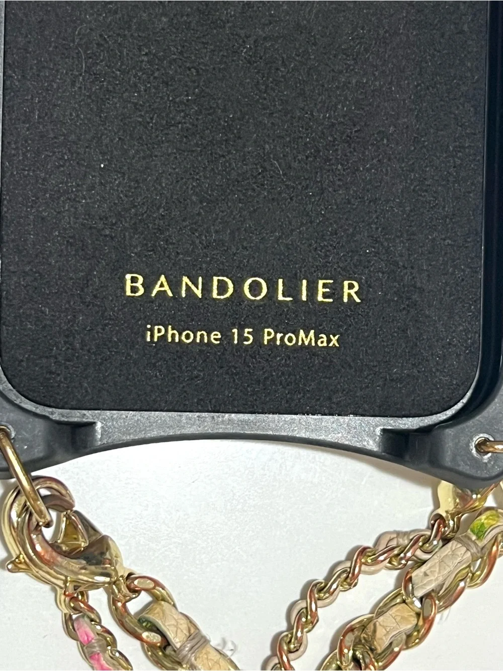 Bandolier Lily Ceci Ivory Floral Case W/Crossbody & Wristlet iPhone 15 ProMax